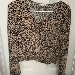 Cheetah crop top